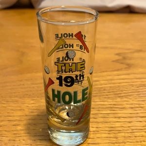 19th Hole Shot Glass